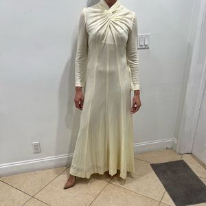 Vintage cream long dress